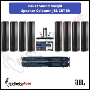 Paket Sound System Indoor Masjid JBL CBT50 LA | 8 Speaker